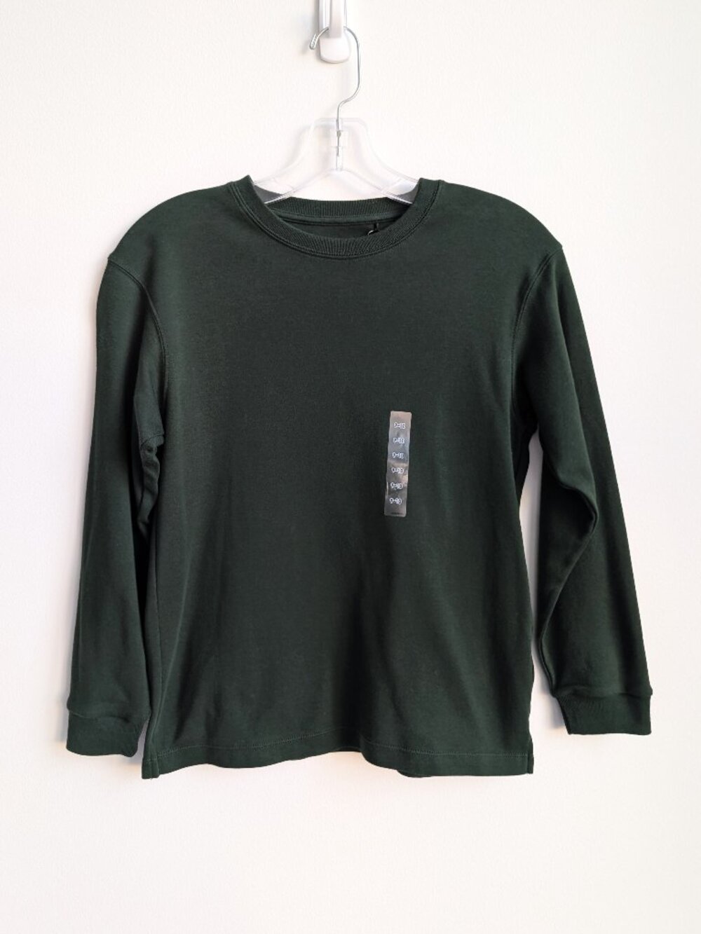 NWT UNIQLO Kids Soft Brushed Long Sleeve Tee | Size 9 to 10